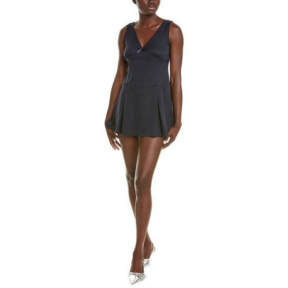 Serenette Womens Mini Dress, Blue - Picture 1 of 3